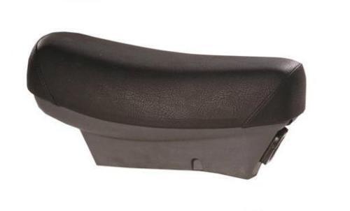 Sella Piaggio SI 50 FL2 FL3 Nuovo Tipo Con Cassetto, Rivestimento In Ecopelle Nera, Made In Italy, Imbottitura In Poliuretano.