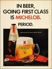 Vintage Michelob beer advertisement reproduction steel sign bar decor
