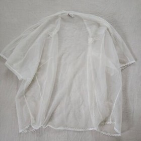 Vintage sheer kimono overlay medium lingerie