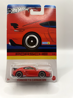 Hot Wheels 2024 Porsche 718 Cayman GT4 HW Porsche Series 5/6