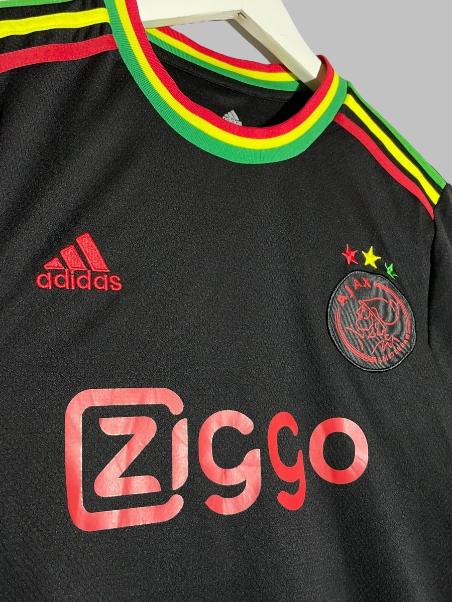 Ajax Amsterdam Adidas 2021/22 Third Rasta Football Shirt Soccer Jersey |  eBay