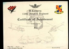 USA: 101.Airborne.H-Company 159th Aviatiion Regiment . blanco DIN A 4 (30)