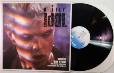 BILLY IDOL Dancing With Myself 12'' Vinyl Maxi EP 1983 * RARE