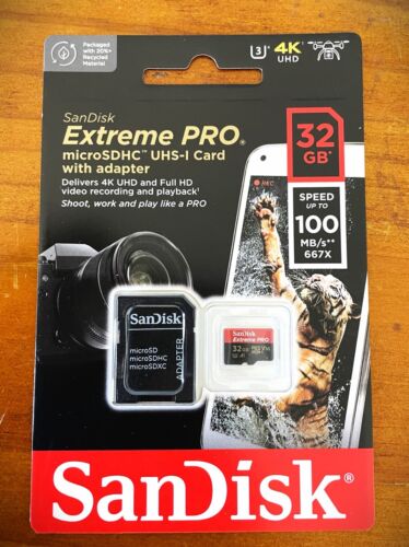 Micro SD Memory Card SanDisk Ultra Extreme Pro 32GB 64GB 128GB 256GB Class 10 A2 - Picture 4 of 30