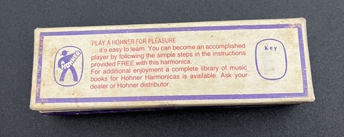 Vintage Harmonica Hohner Marine Band In Box No.1896 Key Of E with Original Paper - Picture 15 of 21