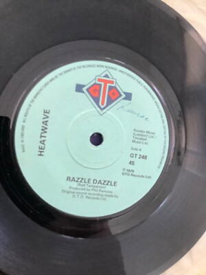Heatwave.   Razzle  Dazzle  .  7'' vinyl   1979. GTO  records