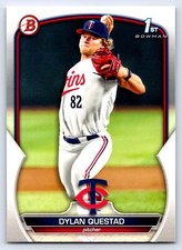 2023 1st Bowman Draft #BD-25 Dylan Questad Minnesota Twins Baseball Card