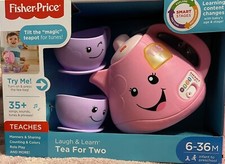 Fisher Price Laugh And Learn Tea For Two Talking Tea Set Smart Stages 6M-36M NEW