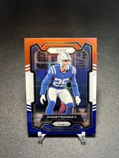 2023 Prizm Football Red White & Blue Rodney Thomas II Indianapolis Colts #130