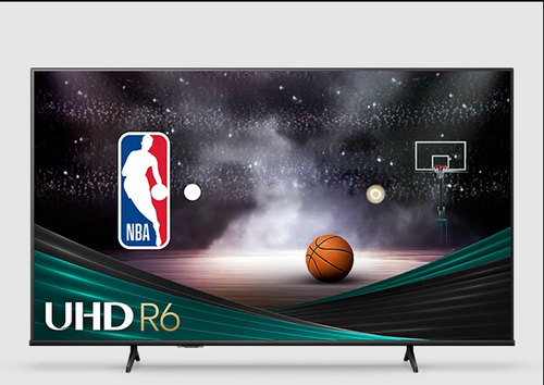 Hisense 70R6E4 70 " inch Class 4K UHD LED LCD Roku Smart Black TV w/legs