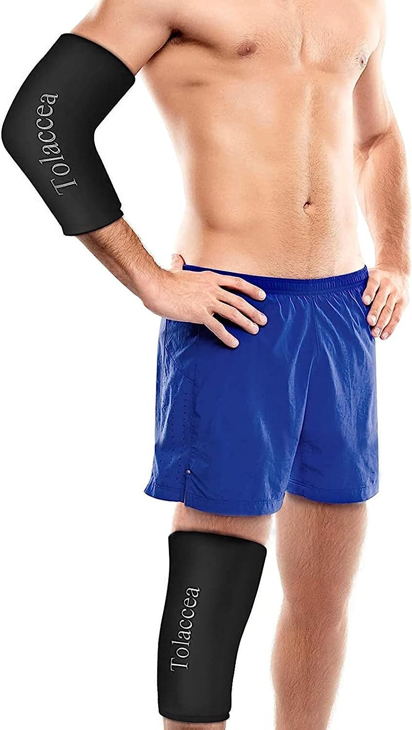 Tolaccea Bolsa Manga de compresión Gel terapia frio calor reutilizable Lesiones