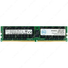 Dell 64GB DDR4-2666 LRDIMM SNP4JMGMC/64G A9781930 4JMGM 04JMGM Server Memory RAM