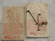Vintage Atlas HO Slip Terminal Track Connectors NOS 2 Packages of 2 Each 1960s