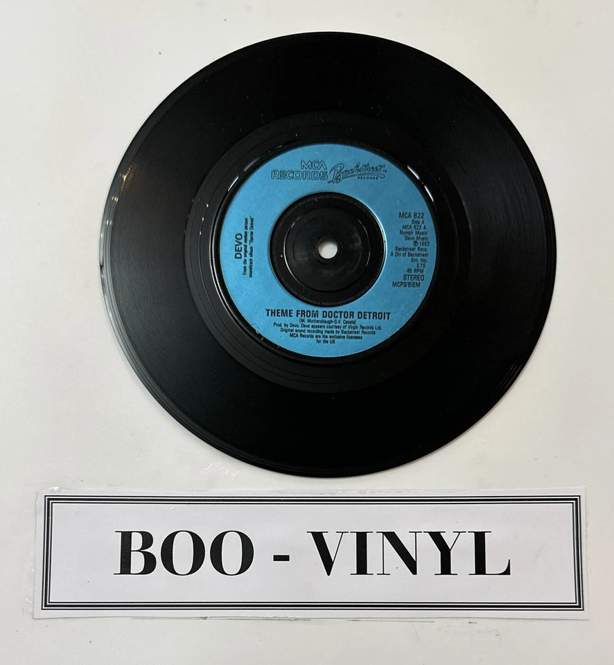 Devo / James Brown - Theme From Doctor Detroit / King Of Soul (7", Single) NM - Image 4 of 4