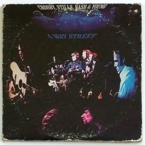 CROSBY STILLS NASH S/T LP + CROSBY STILLS NASH YOUNG 4 WAY STREET 2 LP - Picture 3 of 13