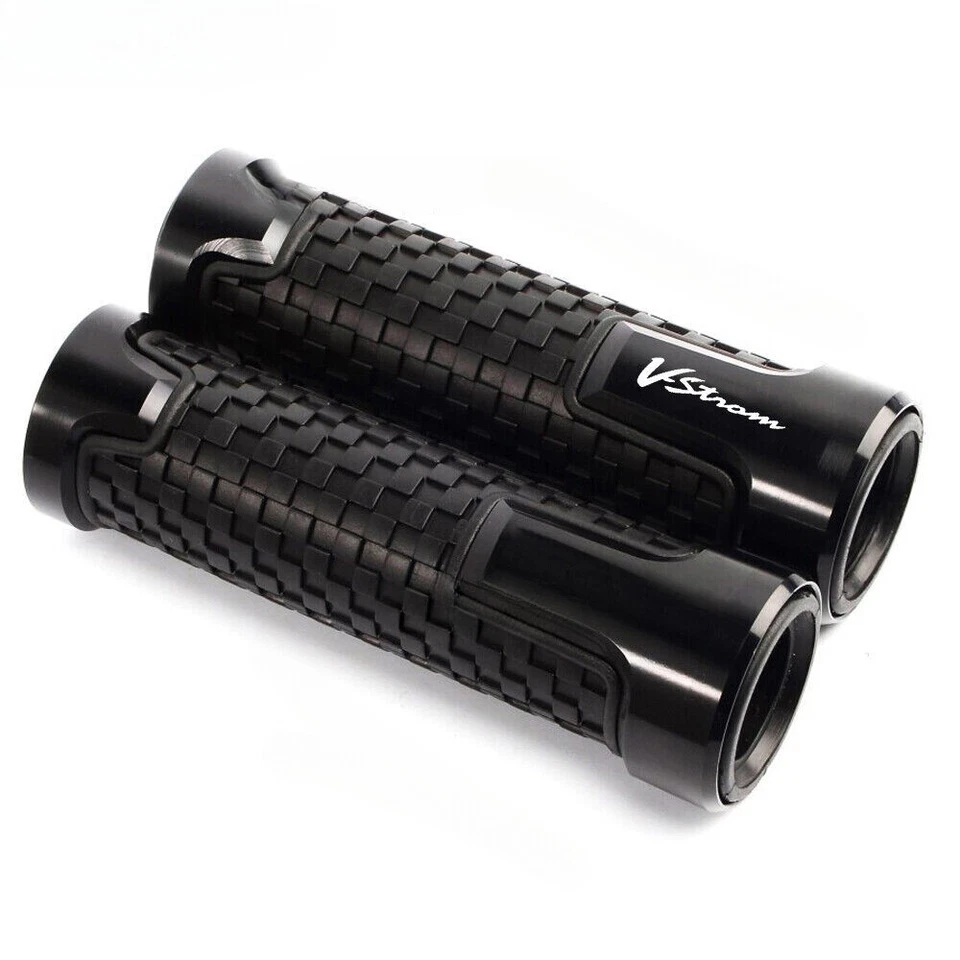 For SUZUKI Vstrom 1000 1050 250 650 800 Black motorcycle Grips Handle Handlebar  Foto 2 de 4