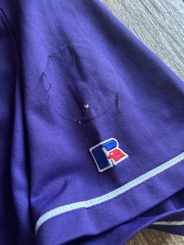 Vintage K-State Wildcats Baseball Jersey #33 Kansas State Game Worn Russell 46 - Picture 7 of 8