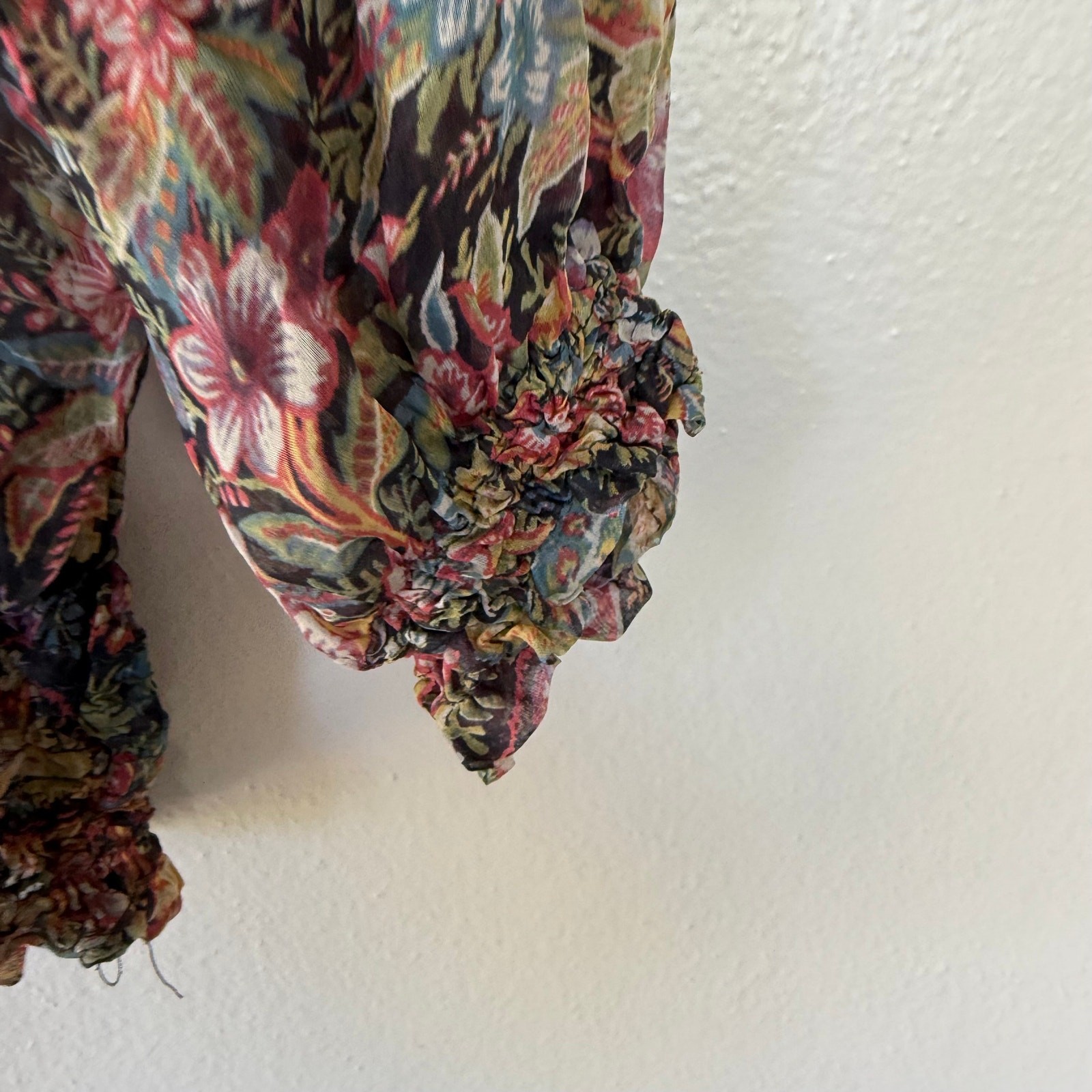 Zara Basic SILK Blouse size S - image 3