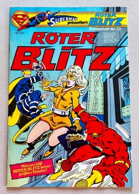 »Roter Blitz The Flash« Sonderheft Nr. 33 [Ehapa Verlag 1978]  Mit Sammel-Ecke 