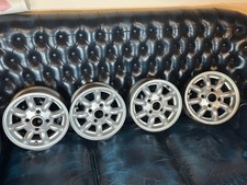 4x Genuine 4.5" x 12" Standard Classic Mini Minilite Alloy Wheel Wheels 12 Inch