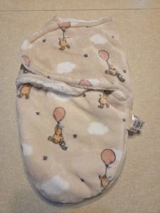 Winnie The Pooh Baby Swaddle Wrap Fleece Cozy Pooh Pigglet Balloons