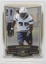 2008 Donruss Classics Rookie Timeless Tributes Gold 5/50 Marcus Thomas #173 z6b