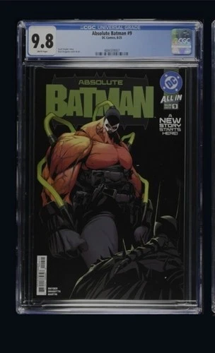 🔥 Absolute Batman #9 CGC 9.8 Grade Cover A 1st Print Nick Dragotta Cover 🔥