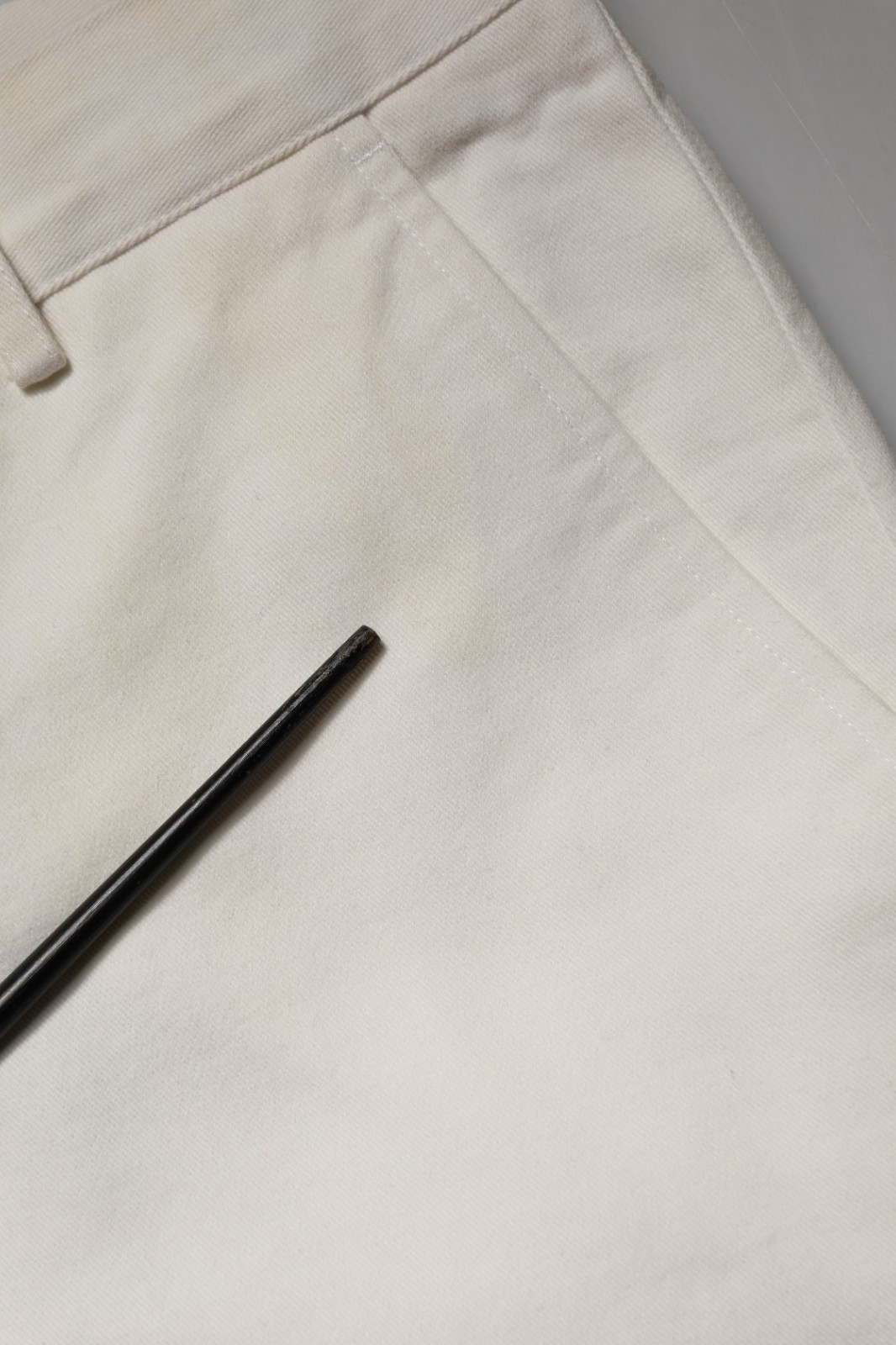 DANIELE ALESSANDRINI Pants White Cotton Straight Chino Trouser IT46/W32/S 430usd image 5