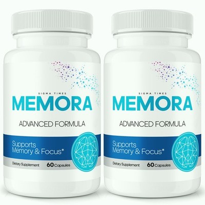 Memora Capsules   Premium Supplement for Memory, Focus & Brain Energy - 2 Pack