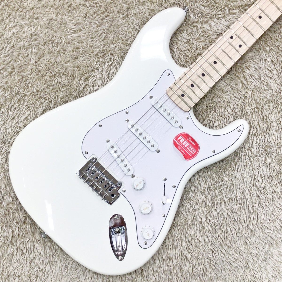 Squier by Fender Affinity Stratocaster MN WPG OLW Olympic Squier by Fender Affinity Stratocaster MN WPG OLW Olympic
