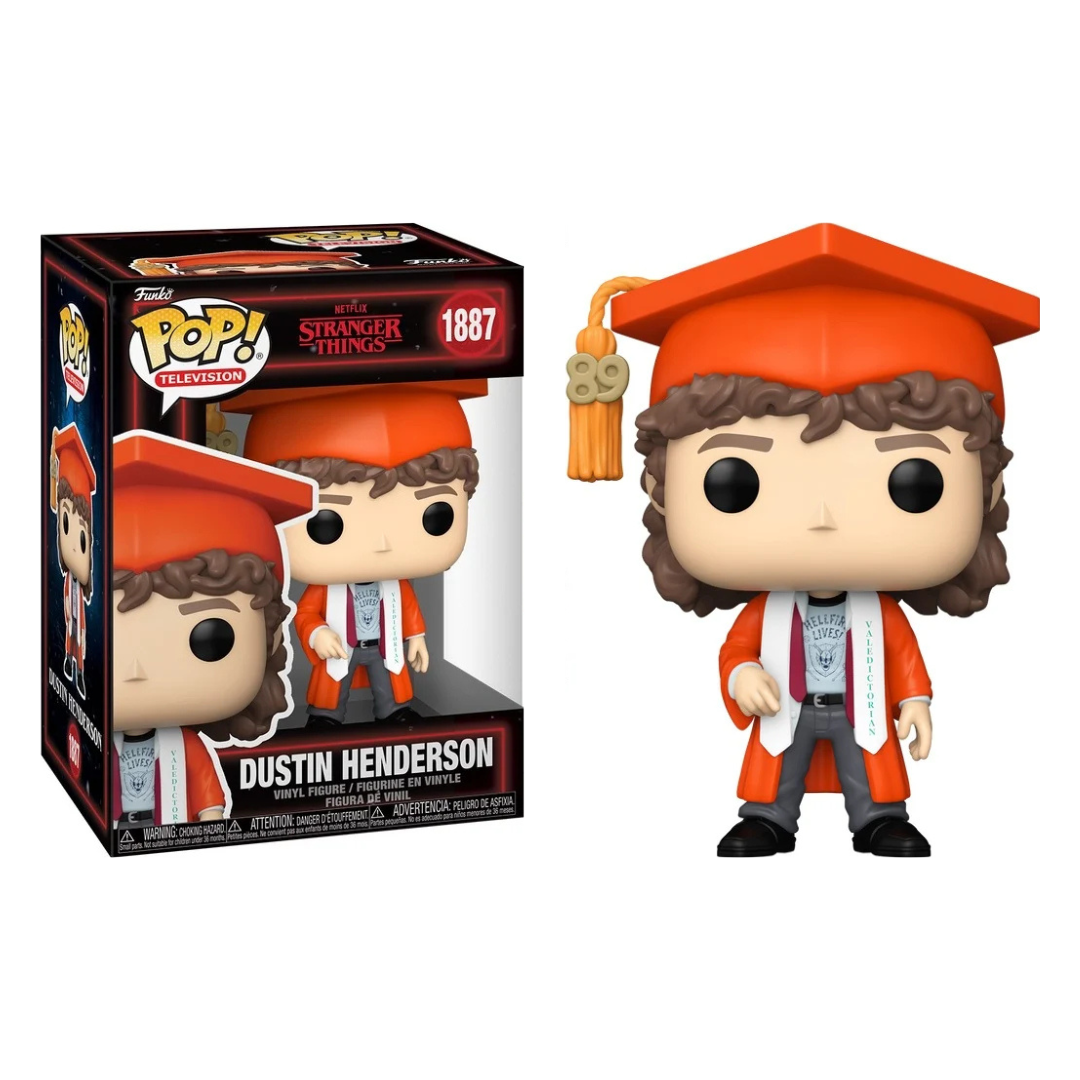 Funko POP Dustin Henderson #1887 - Stranger Things - Figurine Vinyle