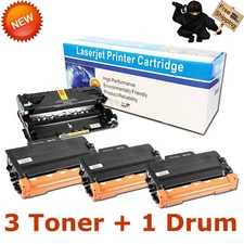 3×TN850 Toner & 1× DR820 Drum Set For Brother DCP-L5600DN MFC-L5850DW L5700DW
