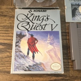 Konami King's Quest V Nintendo NES NTSC-U/C w/ Box & Manual Included 1992