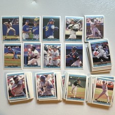 1992 Donruss Baseball Trading Card Lot Randy Johnson, Canseco, Sanders