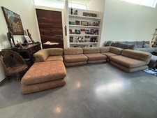 Roche Bobois 1989 couch: This vintage couch has original fabric under covers.