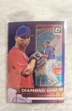 2022 Panini Donruss Optic - Diamond Kings Rafael Devers #2 Purple Pandora Prizm
