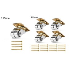 Upright Piano Wheels Iron Casters 360 Degree Rotation No Squeaky Sounds