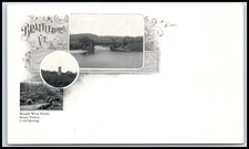Postcard BRATTLEBORDVr.Mouth West River.Stone Tower.Cold Spring.   N117