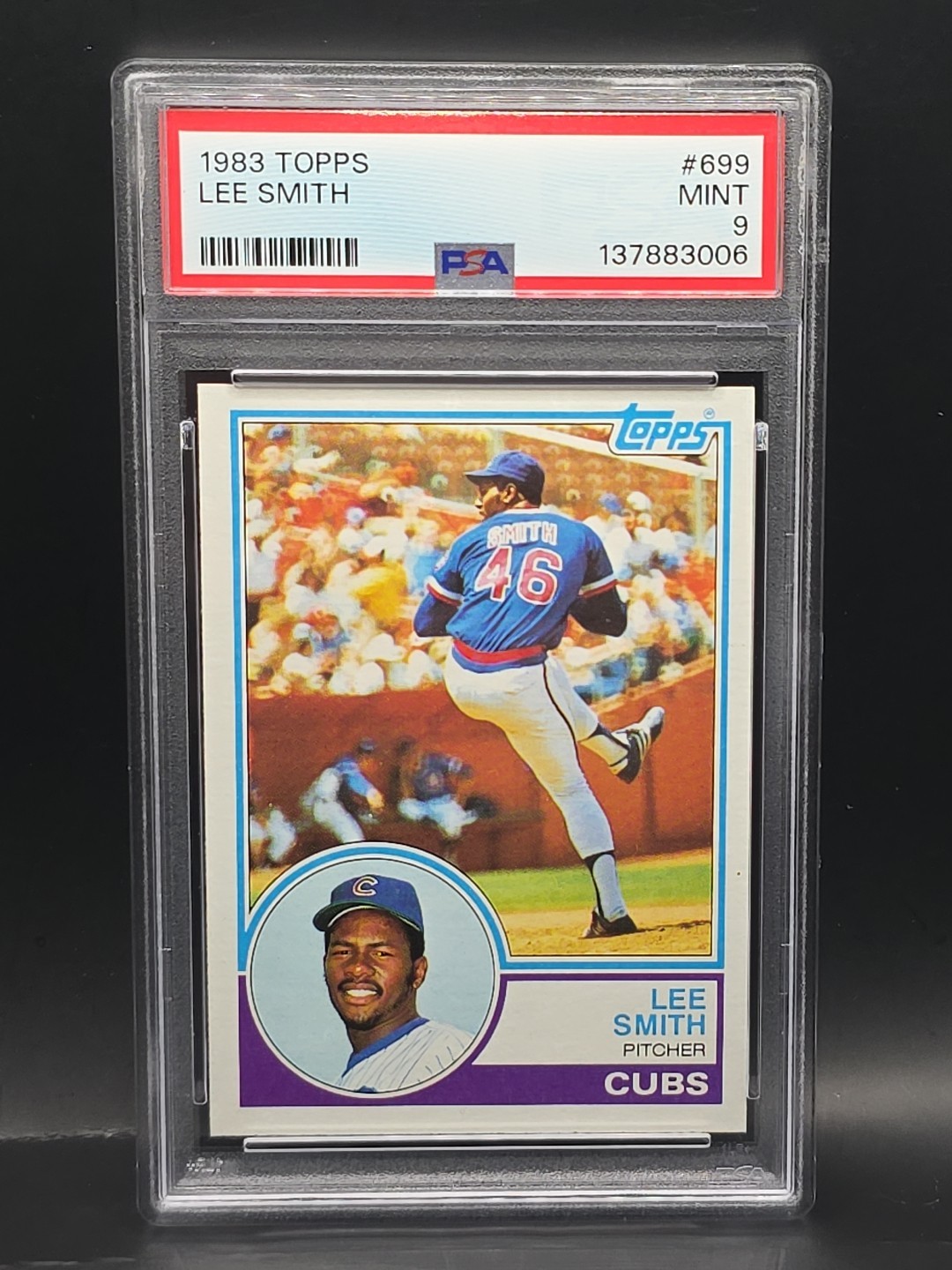 1983 Topps - Lee Smith #699 Psa 9