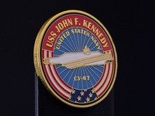 U.S. Navy USS John F. Kennedy CV-67 Challenge Coin