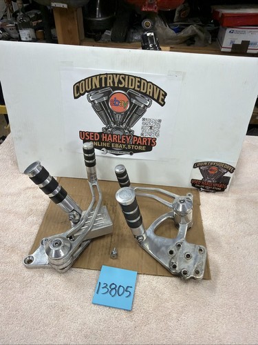 Harley Forward Controls Billet Light BLEMS Softail Chopper Foot Pegs Shifter
