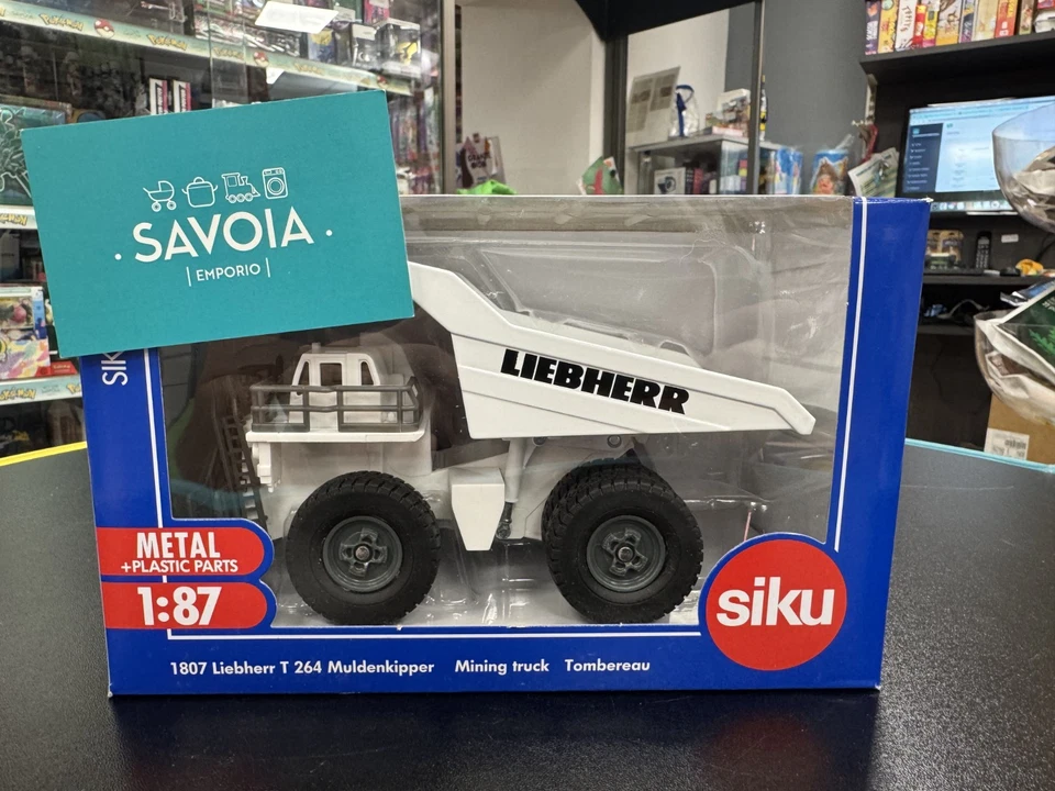 SIKU 1807 - modellino 1:87 -CAMION DA MINIERA CON CASSONE RIBALTANTE T264- NUOVO - Immagine 2 di 4