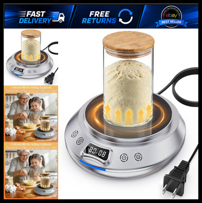 Sourdough Starter Warmer，2026 Upgrade Heating Plate, Bread Maker Machine