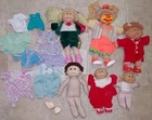 Lot Of 6 VTG Cabbage Patch Dolls Assorted W/ Outfits 2004 PA-8948 1984 mn Thomas