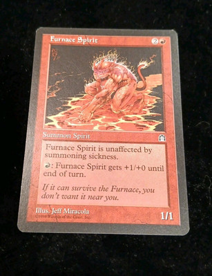 MTG Furnace Spirit Stronghold LP/NM RED Magic the Gathering
