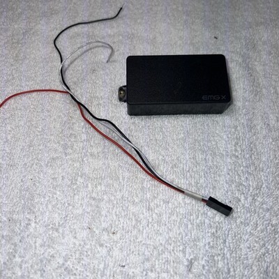 EMG 60X Black Active Humbucker Guitar Pickup Neck or bridge Position Made In USA