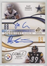 2009 SP Signature Edition Duals 78/99 Scott Chandler Matt Spaeth #D-CS Auto 0b2