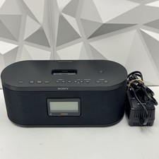 Sony XDR-S10HDiP FM/AM Digital Radio Dock for iPod WITHOUT Remote Antenna Tested