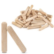 Wooden Dowel Pins 3/8" x1 1/2" qty 1 equals 10 dowel pins