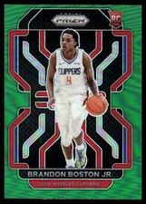 Brandon Boston Jr. 2021-22 Panini Prizm #330 Clippers Insert ? SEE SCAN!